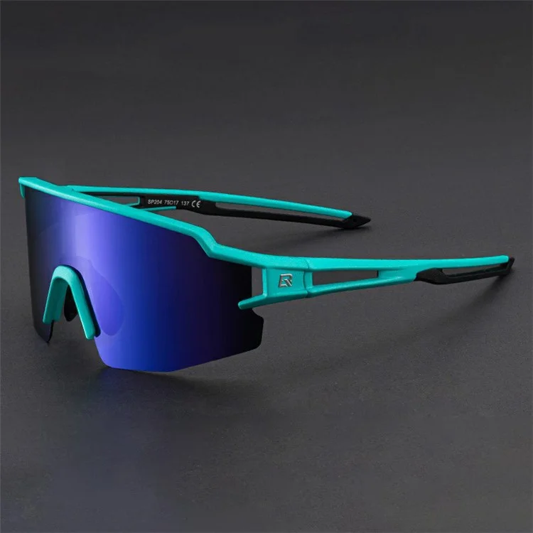 ROCKBROS SP204 Bicycle Glasses UV400 Cycling Glasses Bike Fishing Sunglasses - Lake Blue