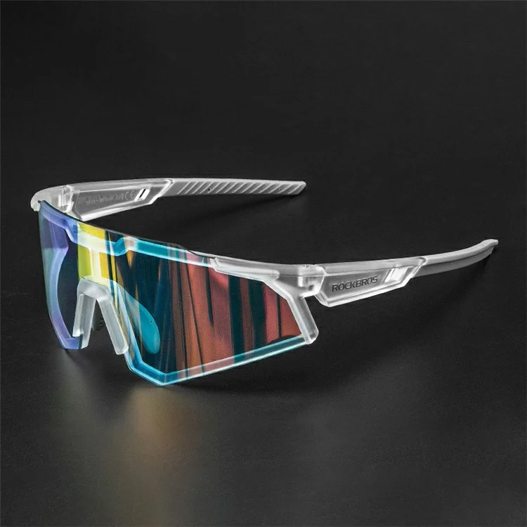 ROCKBROS SP291 Photochromic Lens Outdoor Glasses Windproof Cycling Eye Protection Goggles - Transparent Light Grey