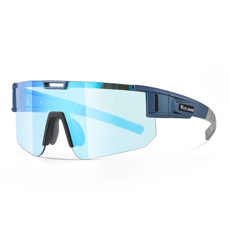 WEST BIKING YP0703163 Lunettes de cyclisme outdoor UV400 Photochromiques - Bleu