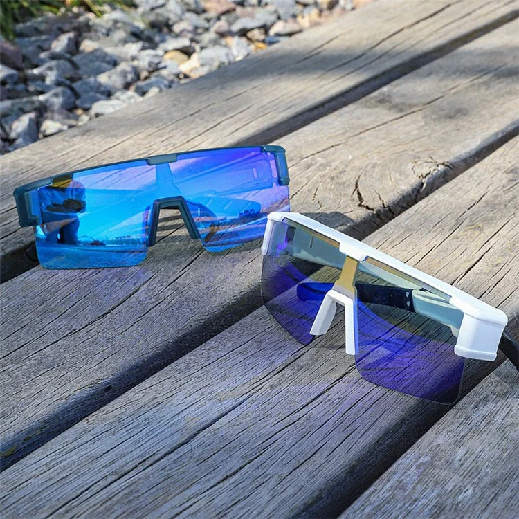 WEST BIKING YP0703150 Polarized Sports Sunglasses for Men Women Cycling Sunglasses with PC Frame - Black