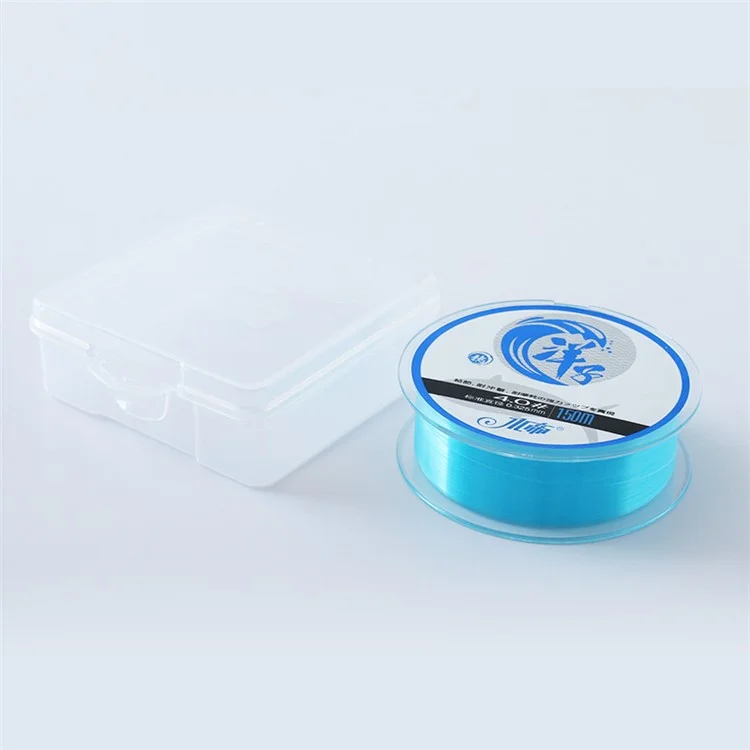 SHUIDIYANGZI 150m Fishing Line Super Strong Nylon String Cord Blue Fishing Wire - 4.0