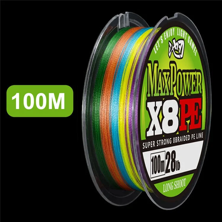 100 m de Longueur 8 Brins Ligne de Pêche - 0.6
