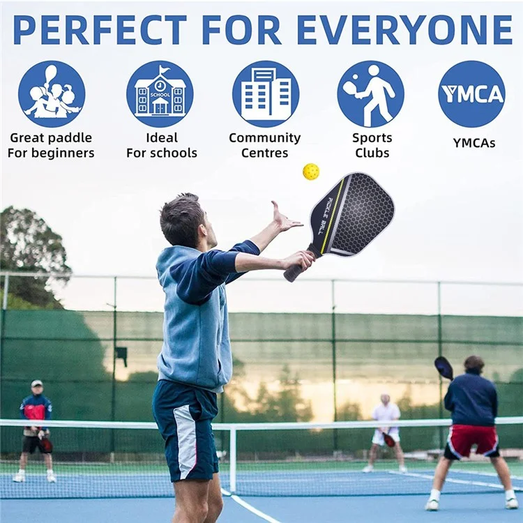 Racconciatura Per Picklet in Fibra di Vetro Lightweight Honeycomb Paddle Per Sport Interni ed Esterni - 107