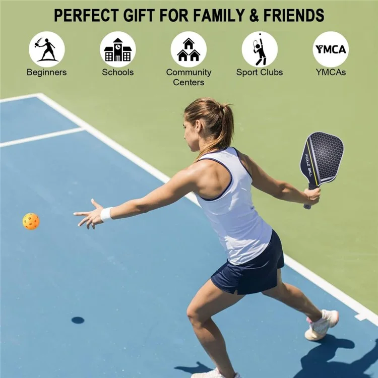 Racconciatura Per Picklet in Fibra di Vetro Lightweight Honeycomb Paddle Per Sport Interni ed Esterni - 107