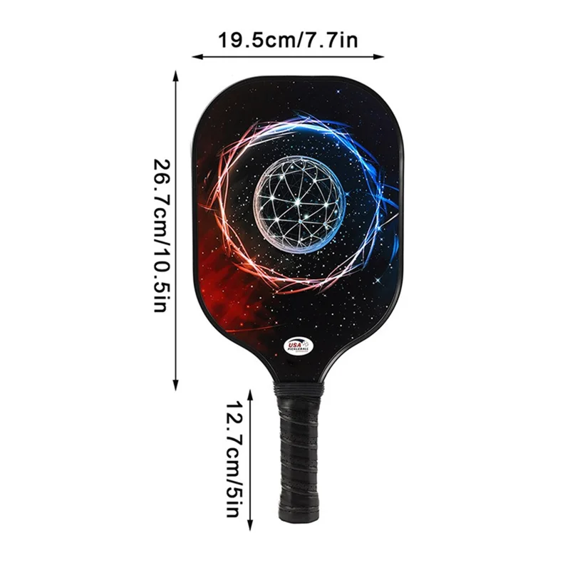 Structure en Nid D'abeille en Fibre de Verre Racket de Raquette de Balle Légère Pour Les Sports Intérieurs et Extérieurs - BQ212