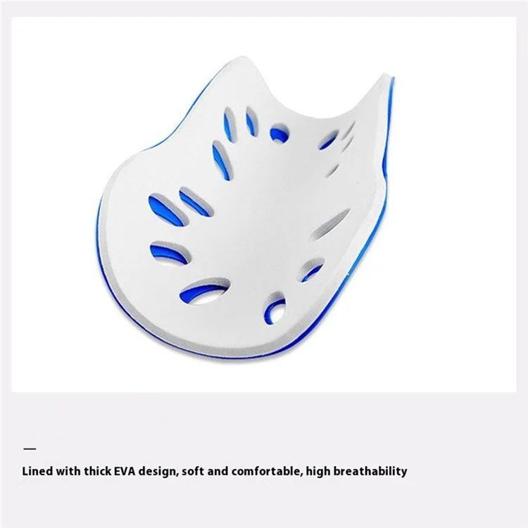 LINTORE WCLT136 1 par de espinilleras EVA+PP de doble capa deslizables para fútbol, protectores de piernas para adultos - Azul