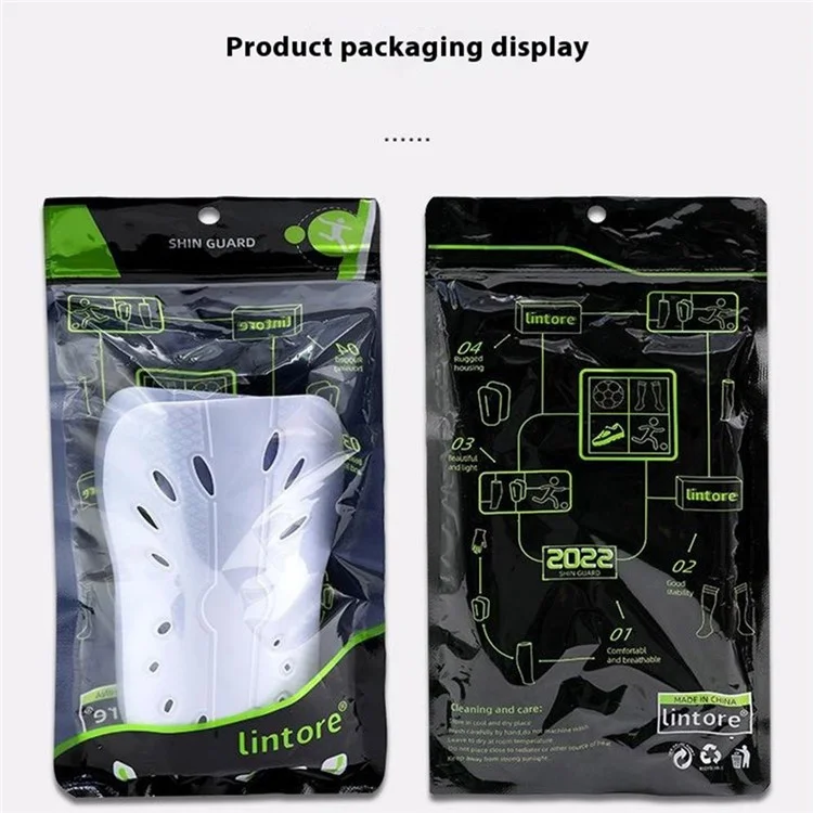 LINTORE WCLT136 1 Par Espinilleras EVA+PP Doble Capa Deslizantes Protectores de Pierna para Fútbol Deportes para Niños - Azul