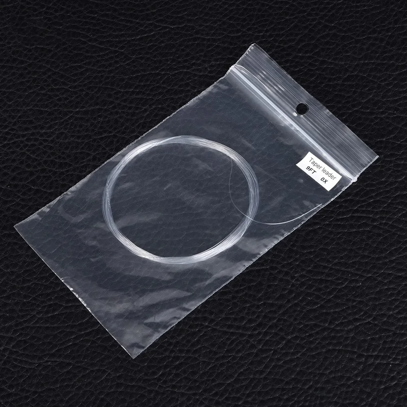 LEO 27965 9ft Taper Leader 0X - 6X Wysoka Wytrzymałość Fly Fishing Tonąca Przezroczysta Linka - 0X