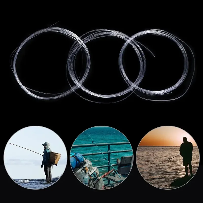 LEO 27965 9ft Taper Leader 0X - 6X Wysoka Wytrzymałość Fly Fishing Tonąca Przezroczysta Linka - 0X