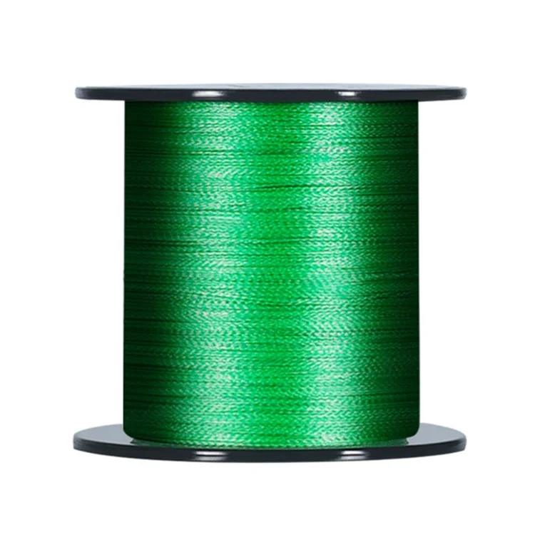 Linha de pesca trançada de 4 fios CHIREN 300m, resistente à abrasão e de longo alcance, verde - 0,8