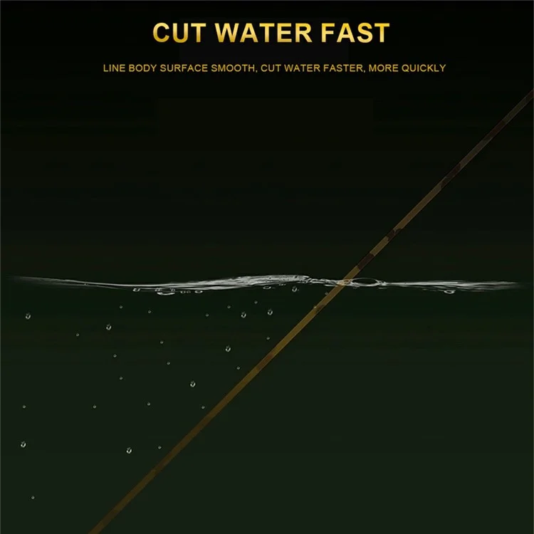 Línea de pesca monofilamento de nailon FTK 150m revestida con fluorocarbono invisible y biónica con puntos - Tamaño 0.8
