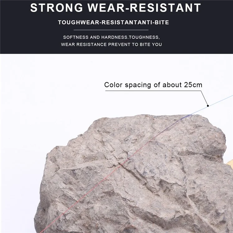 FTK 300m Nylon Invisible Fishing Line Abrasion Resistant Sea Fishing Main Line - Size 2.5