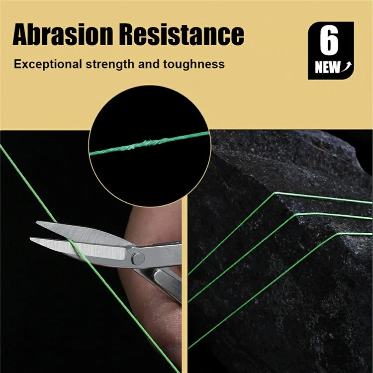 FTK 300m Grey PE 4 Strands Braided Fishing Line Super Strong Fishing Main Line - Size 0.4