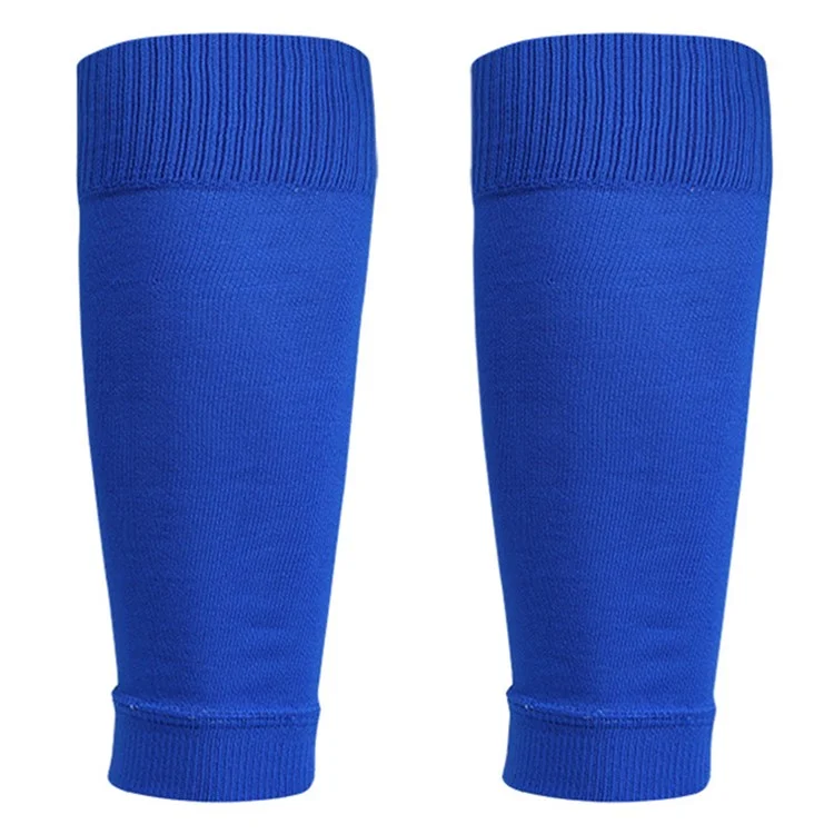 LINTORE 1 Pair Soccer Compression Leg Sleeves M Size Children Sports Sweat-Wicking Calf Sleeves - Blue