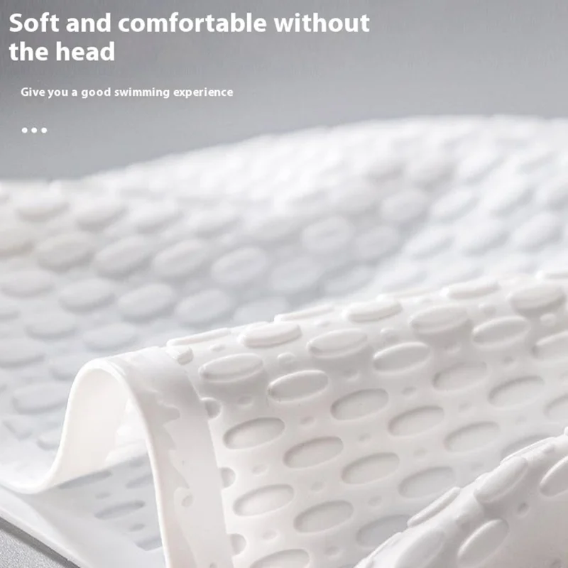 WAVE SC4616 Elastic Silicone Swimming Cap for Men Women Non Slip Waterproof Pool Hat - Baby Blue