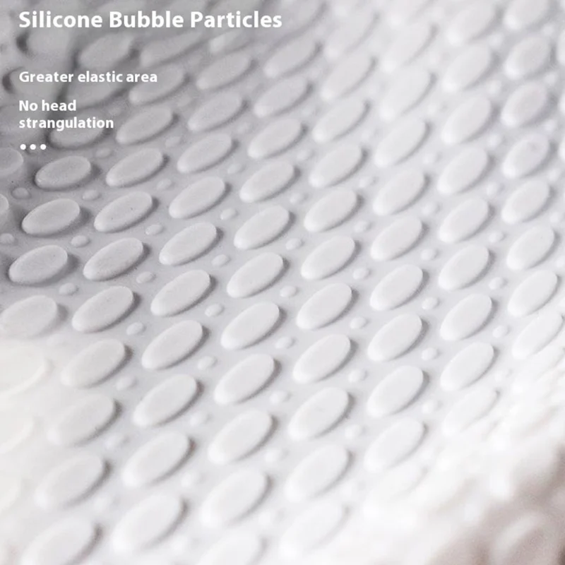 WAVE SC4616 Elastic Silicone Swimming Cap for Men Women Non Slip Waterproof Pool Hat - Baby Blue