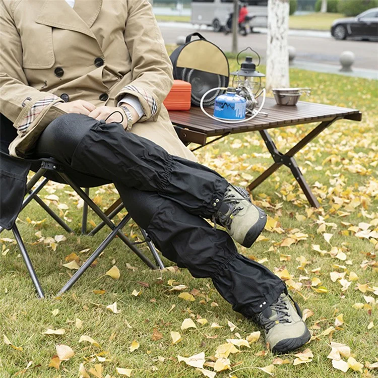 AOTU 1 Paire de Guêtres de Jambe pour l'Extérieur en Polyester + Tissu Oxford pour l'Escalade, le Ski et la Couverture de Jambe - Rose