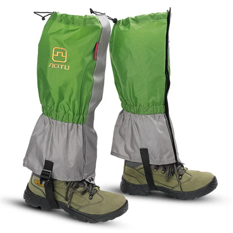 AOTU 1 Par Variador de Nieve Impermeable Para al Aire Libre Skiing Nylon Patid Path Paiter Cubierta - Verde