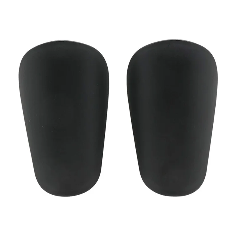 1 Pair Mini Soccer Shin Guards For Kids Thickened Insert PP + EVA Football Protective Gear - Black