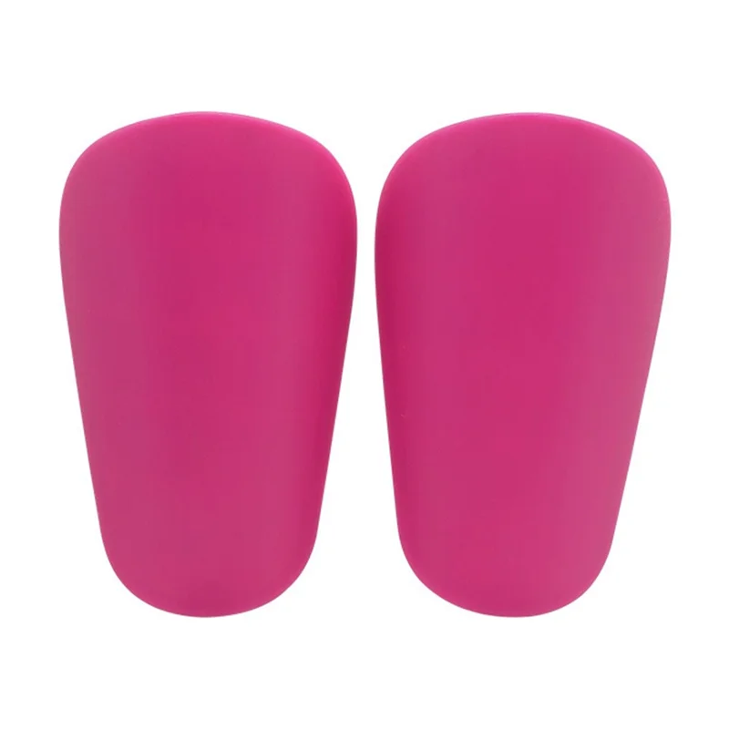 1 Pair Mini Soccer Shin Guards For Kids Thickened Insert PP + EVA Football Protective Gear - Rose