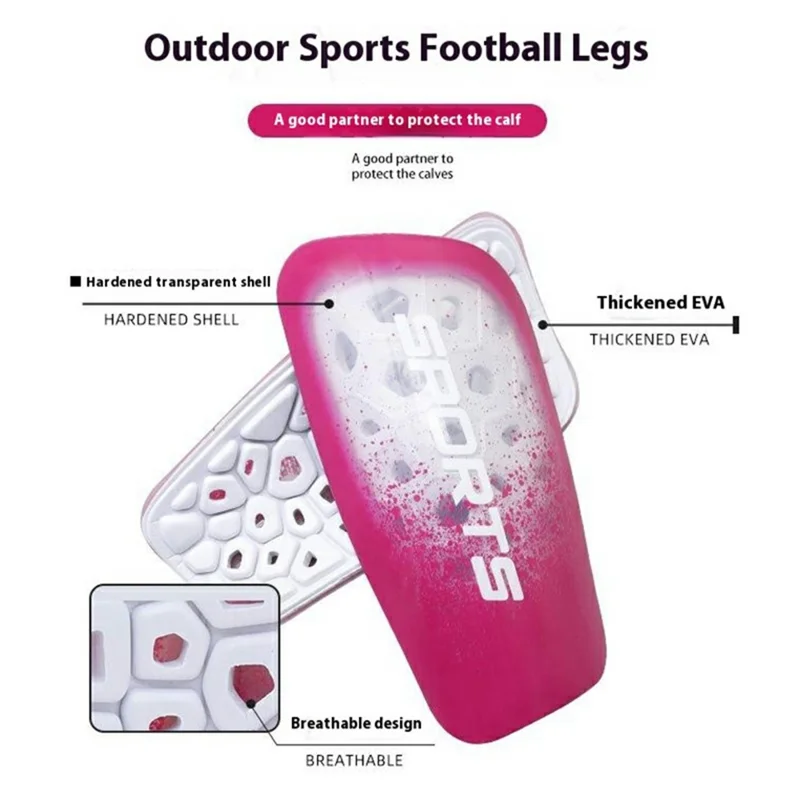 LINTORE 1 Par de Protetores de Canela para Futebol Profissional com Meias Longas, Tamanho G - Rosa