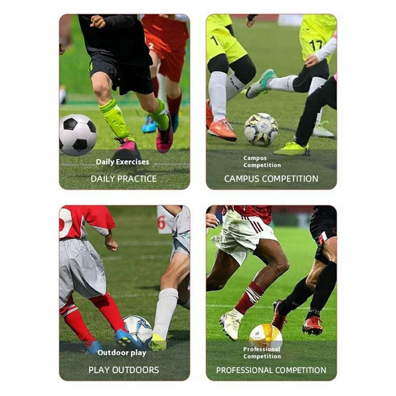 LINTORE 1 Par de Protetores de Canela para Futebol Profissional com Meias Longas, Tamanho G - Rosa