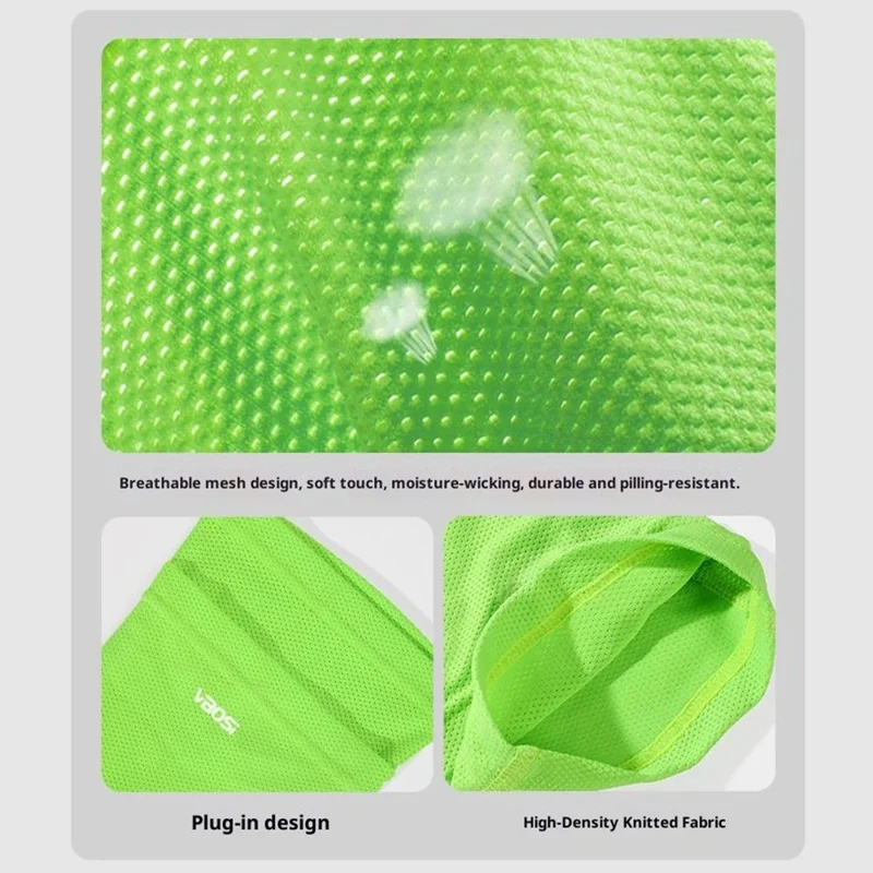 VBOSI 4025V 1Paio 20cm Calze Protettive per Parastinchi da Calcio, Taglia S - Verde Fluorescente