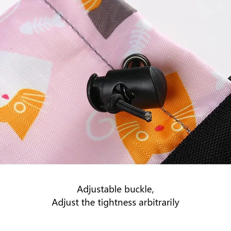 AOTU 1 Pair Waterproof Snow-proof Leg Gaiters Kids Outdoor Climbing Skiing Calf Cover - L / Pink Cat Pattern