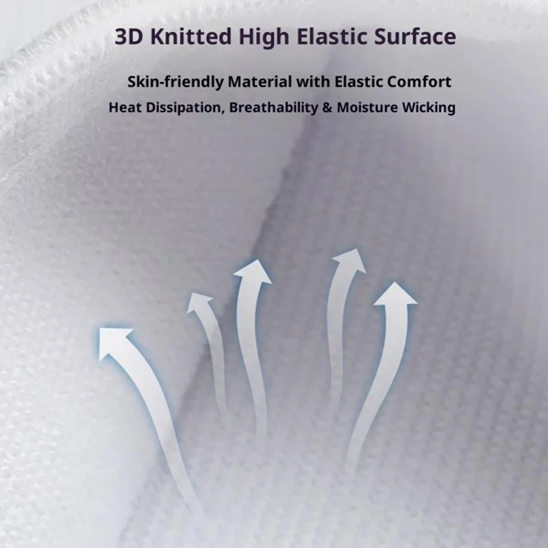 VBOSI 4007V 1PC Calf Compression Sleeve Leg Compression Socks Shin Splints Support for Running Cycling - White  /  M