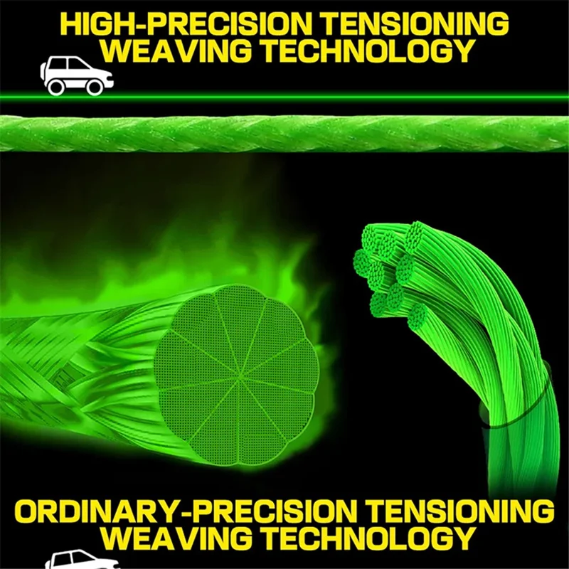 JOF 100 m 8,0# Wędkarska żyłka 9-szlakowa Żyłka PE odporna na ugryzienia Wysokowytrzymała wędkarska żyłka - Zielony