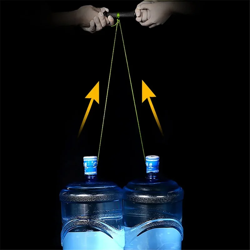 JOF 100 m 8,0# Wędkarska żyłka 9-szlakowa Żyłka PE odporna na ugryzienia Wysokowytrzymała wędkarska żyłka - Zielony