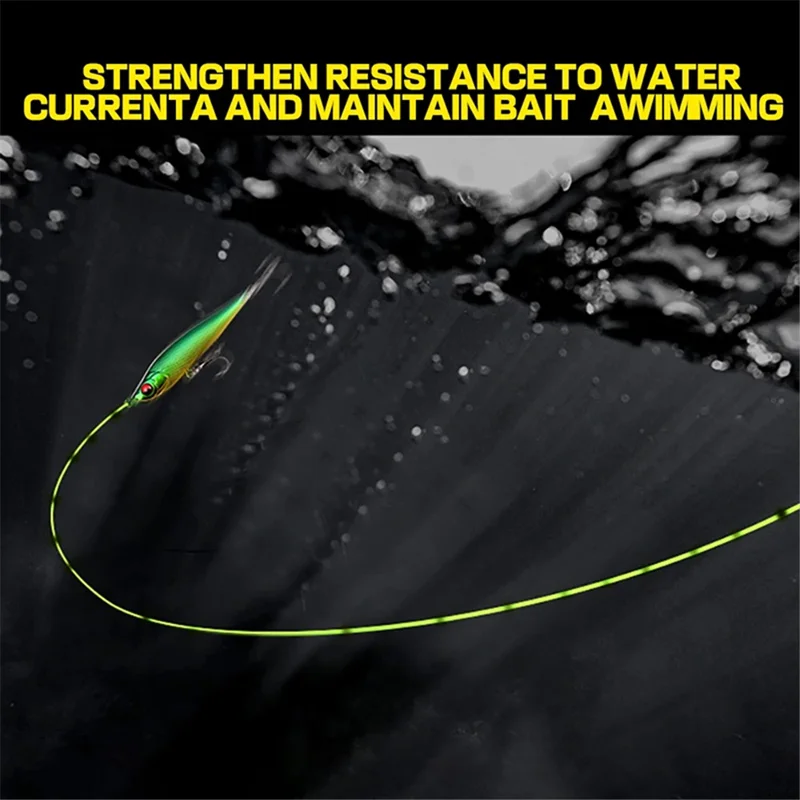 JOF 100 m 8,0# Wędkarska żyłka 9-szlakowa Żyłka PE odporna na ugryzienia Wysokowytrzymała wędkarska żyłka - Zielony