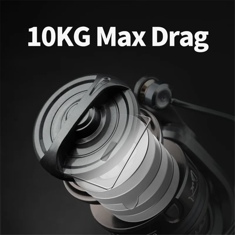 CHIREN HJ5000 Long Cast Fishing Reel Lightweight Folding Spinning Reel