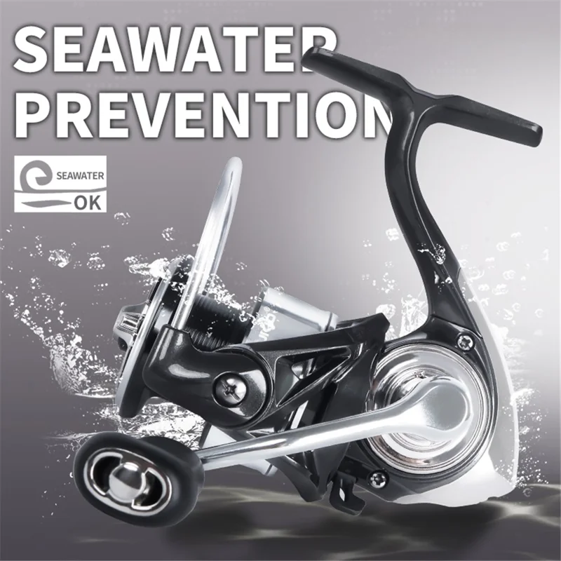 DEUKIO LEXA6000 Metallkraftfull vinsch Saltvattenspinnvinsch med 3+1BB lager