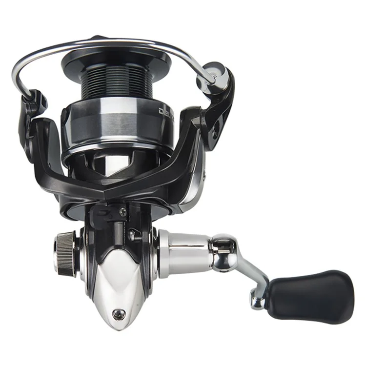 DEUKIO LEXA4000 Moulinet de pêche en métal puissant pour la mer avec 3+1 roulements à billes, très lisse