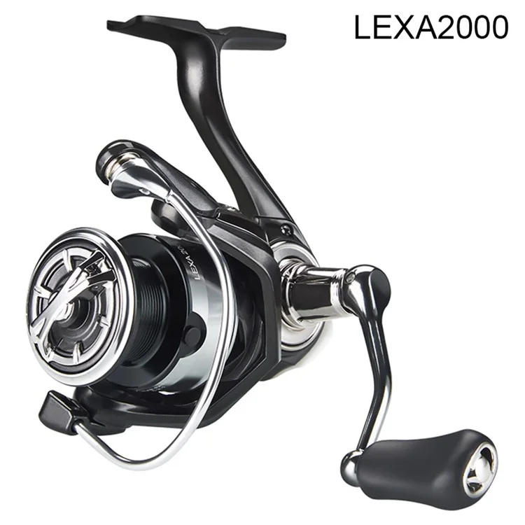 DEUKIO LEXA2000 Metal Powerful Fishing Reel Saltwater Smooth Spinning Reel with 3+1BB Bearing