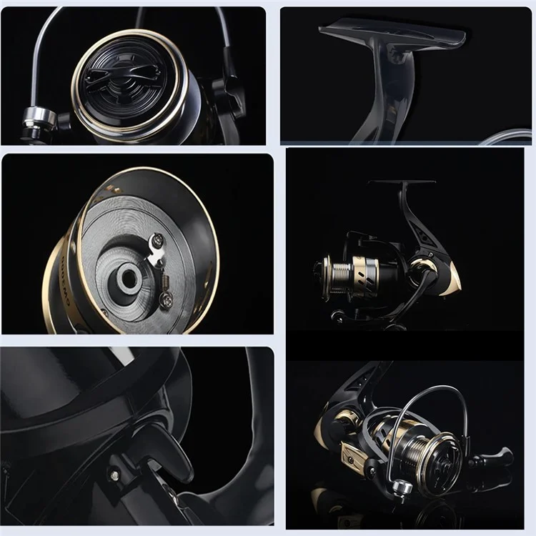 HOUT TON GW6000 Metal Scool Fishing Role 4.7: 1 Ração Golte