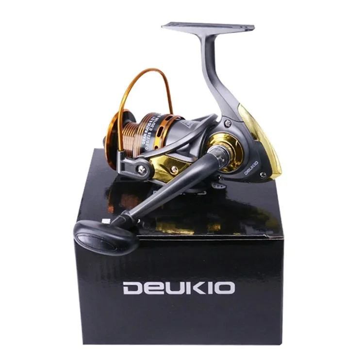 DEUKIO JS4000 5.2:1 Gear Ratio Aluminum Alloy Spool Spinning Fishing Reel for Freshwater Saltwater