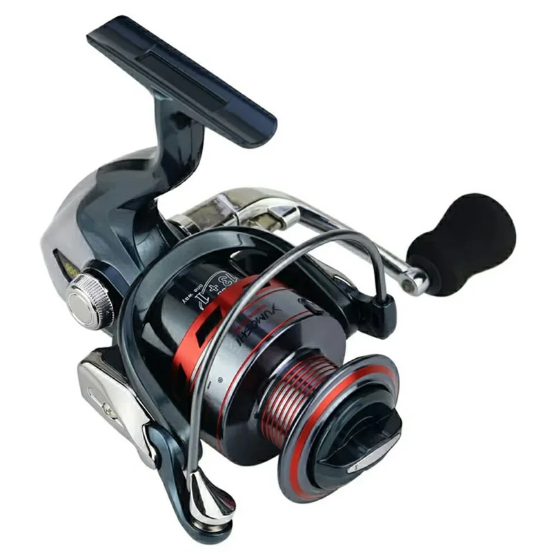YUMOSHI XS7000 Metal Rocker Arm Spinning Reel Gapless 14BB Outdoor Fishing Reel