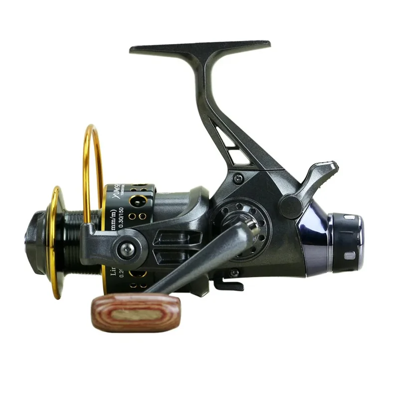 YUMOSHI MG60 Moulinet de pêche 10+1BB Système de freinage double Moulinet à lancer