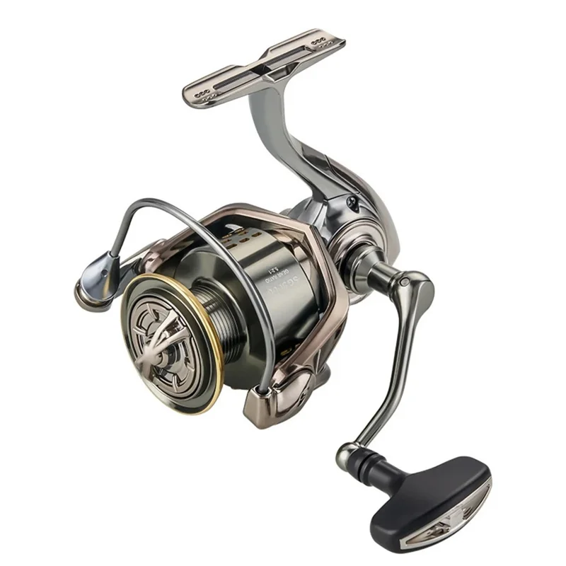 DEUKIO SG5000 Spinning Fishing Reel CNC Rocker Arm Spool Long Casting 5+1 Bearings Freshwater Sea Fishing Reel