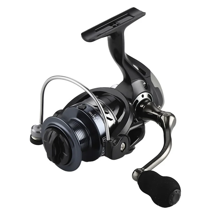 GOLD SHARKING FK2000 Carrete de Pesca Giratorio de 14 Ejes Totalmente Metálico con Empuñadura EVA Intercambiable Izquierda/Derecha