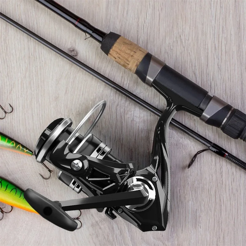 BILLINGS HK2000 Spinning Reel Freshwater Fishing Reels 5.2:1 Gear Ratio Folding Arm for Left Right Hand