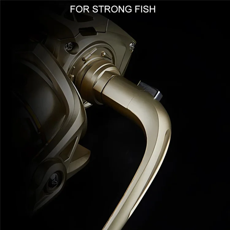 AC5000 Spinning Fishing Reels with Left  /  Right Hand 5.2:1 Gear Ratio for Freshwater Saltwater - Yellow