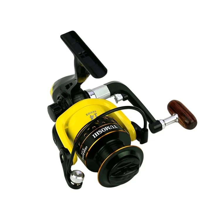 YUMOSHI OE5000 Metal Spool Fishing Reel Baitcasting Spinning Reel with Foldable Interchangeable Handle