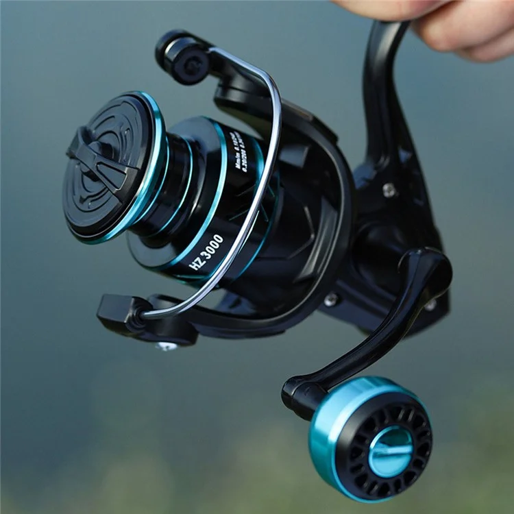 TAKUMI-S HZ-6000 Metal Fishing Reel 5.2:1 Metal Handle Knob Spinning Reel for Saltwater Surf Casting