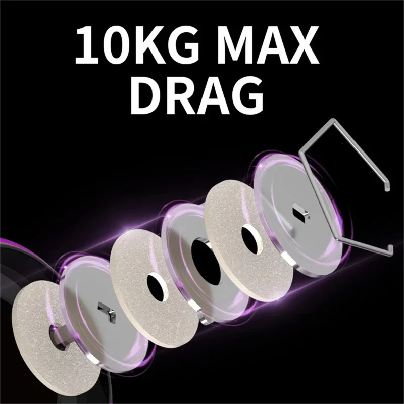 LINNHUE HP-3000 5,2:1 växelöversättning Metallspole Rullvindare 10 kg Max Drag Fiskespole med metallreglage