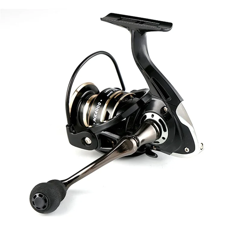 GOLD SHARKING NX2000 Fishing Reel Full Metal Spool Spinning Reel with EVA Handle Knob