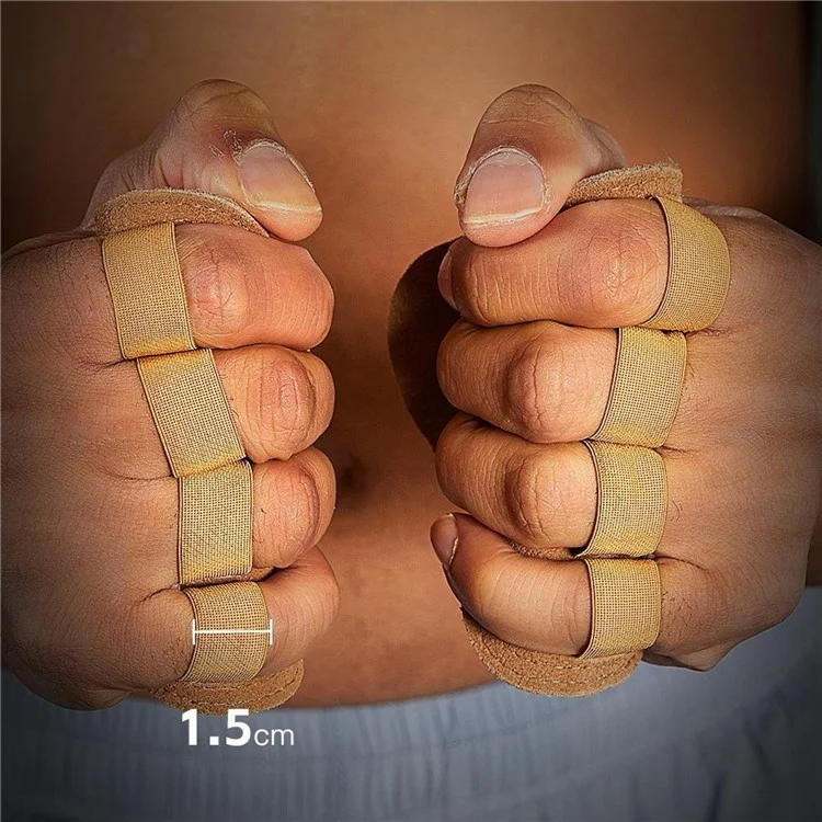 VILICO A0140 Gants de fitness en cuir de vache pour haltérophilie avec protège-paumes - Marron