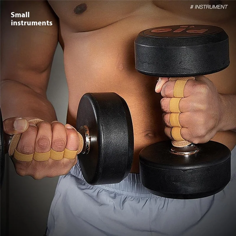 VILICO A0140 Pull Ups Grip Pads Cowhide Leather Palm Guard Fitness Gloves for Weightlifting - Black